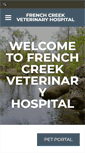 Mobile Screenshot of frenchcreekvet.com